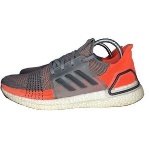 adidas Ultra Boost 19 Hi Res Orange/Gray 2019 Sneaker Shoes Men Size 9.5 G27517